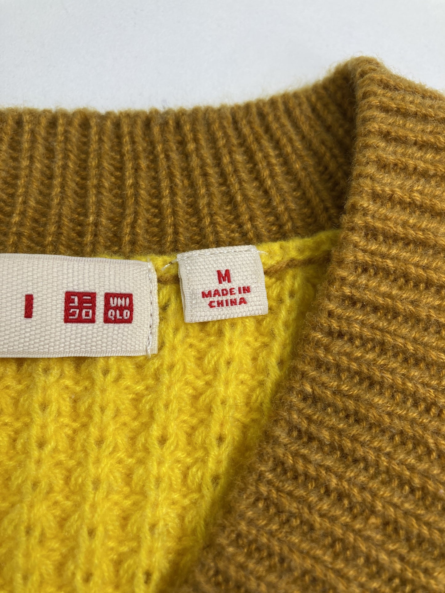 UNIQLO/ユニクロ/ニット/セーター/トップス/ベージュ/M