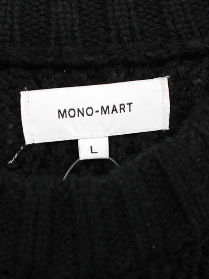 MONO-MART/モノマート/ニット/セーター/トップス/ブラック/L