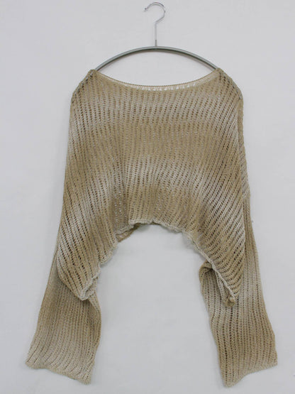 Amiur/ニット/セーター/トップス/ブラウン/F