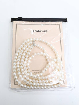 archives/アルシーヴ/ネックレス/アクセサリー/ホワイト