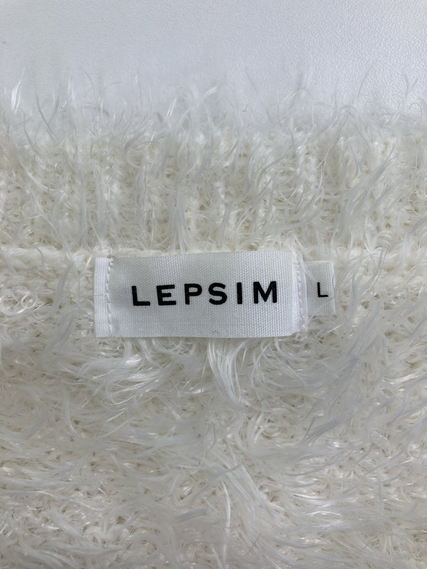 LEPSIM/レプシィム/ニット/セーター/トップス/アイボリー/L