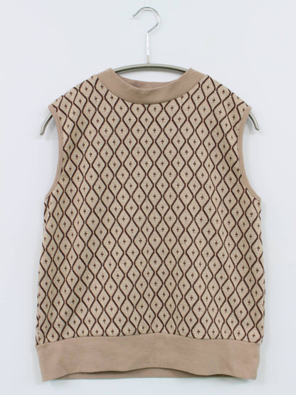 FUN/ファン/ベスト/トップス/ベージュ/F