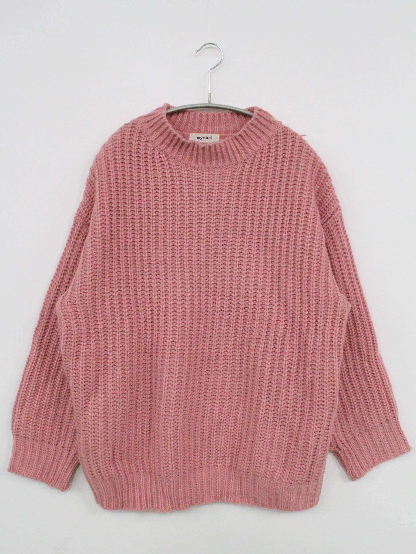 myrtitoi/ニット/セーター/トップス/ピンク/F