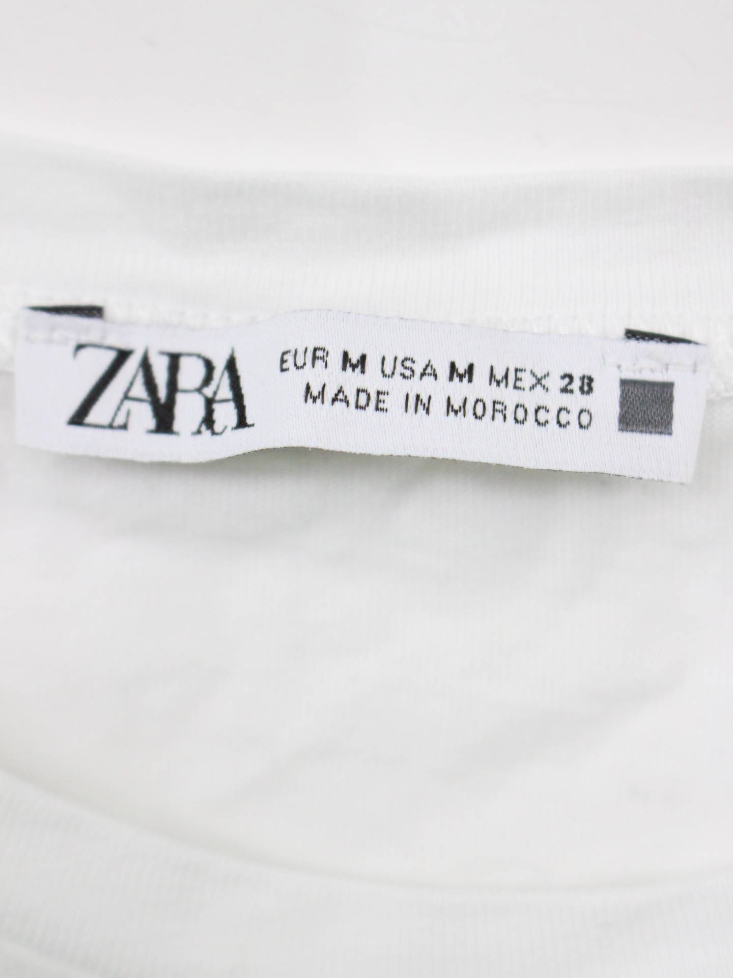 ZARA/ザラ/Tシャツ/カットソー/トップス/ホワイト/M