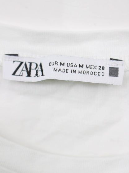ZARA/ザラ/Tシャツ/カットソー/トップス/ホワイト/M