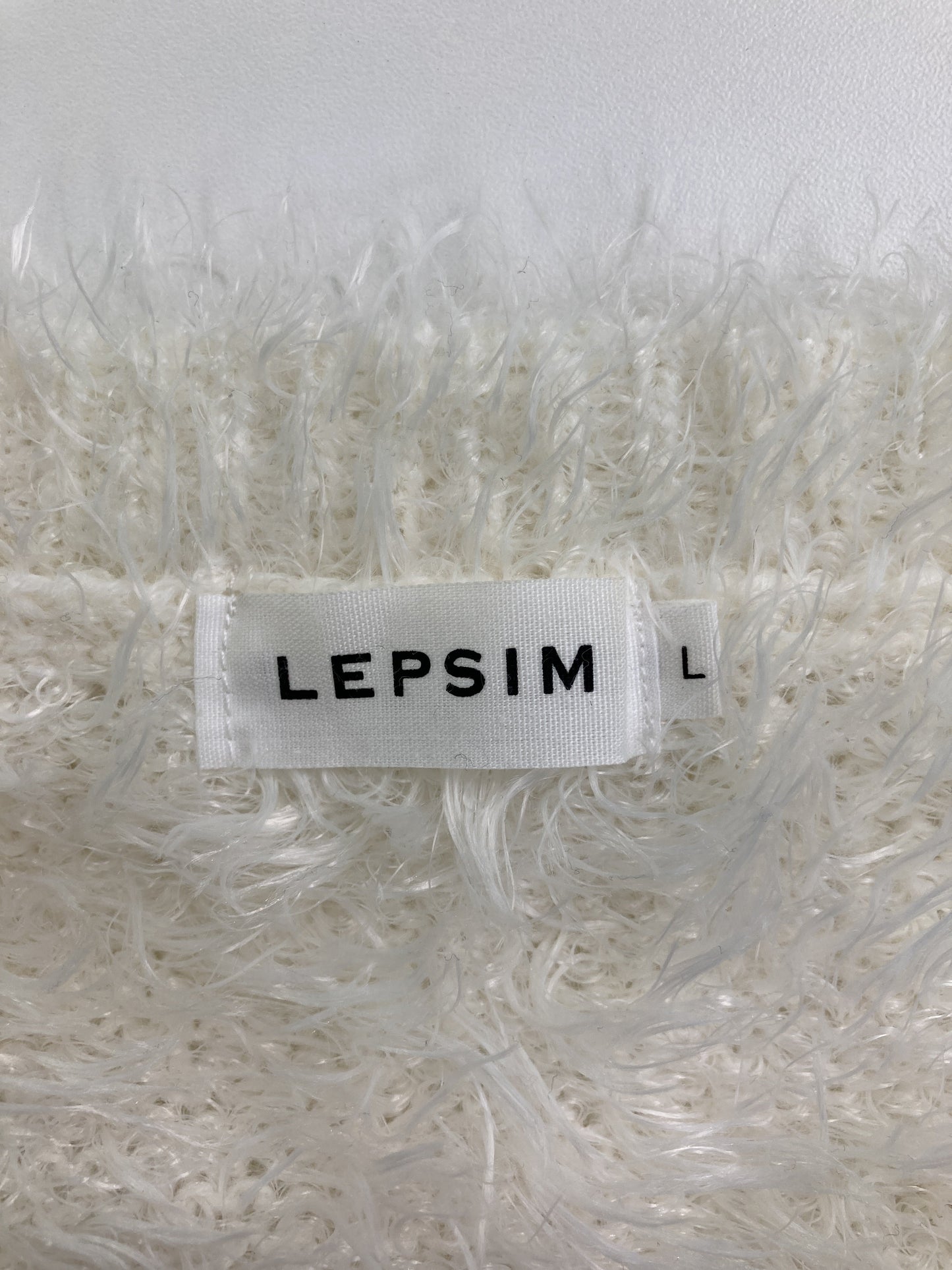 LEPSIM/レプシィム/ニット/セーター/トップス/アイボリー/L