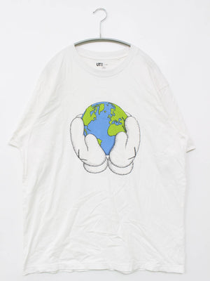 UNIQLO/ユニクロ/Tシャツ/カットソー/トップス/ホワイト/XL