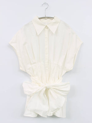 Lily brown/リリーブラウン/シャツ/ブラウス/トップス/ホワイト/ONE SIZE