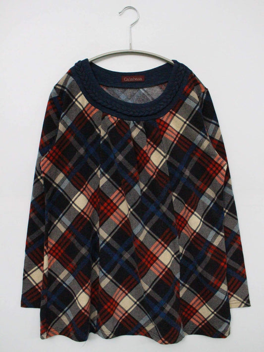 Calabaza/Tシャツ/カットソー/トップス/ネイビー