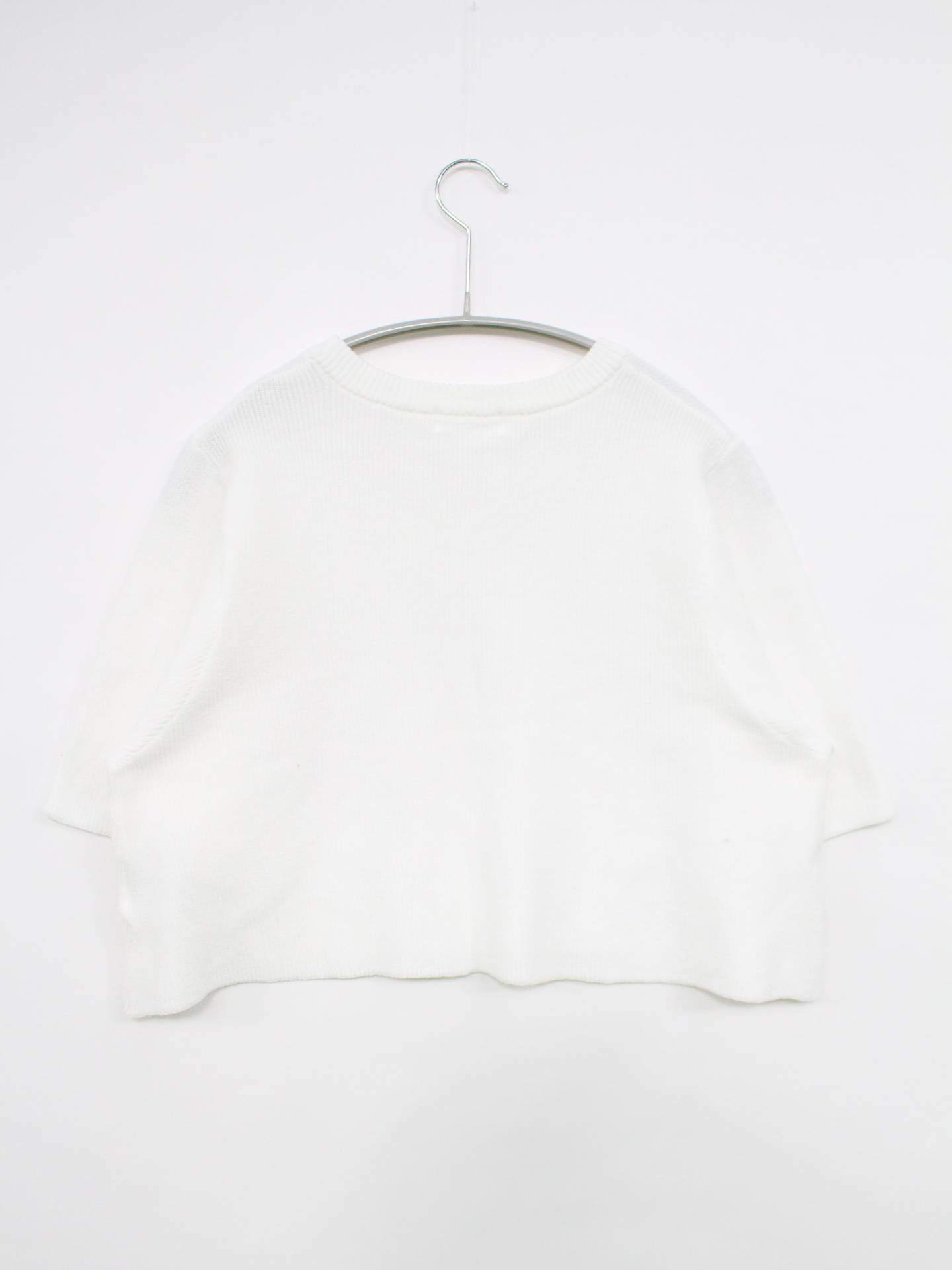 Adoon plain/アドーンプレーン/ニット/セーター/トップス/ホワイト/F
