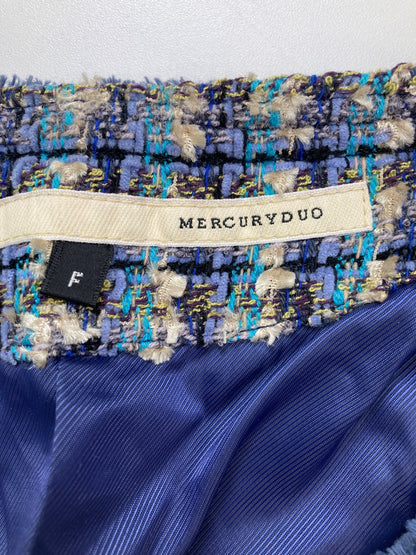 MERCURYDUO/マーキュリーデュオ/ノーカラーコート/ジャケット/アウター/スカイブルー/F