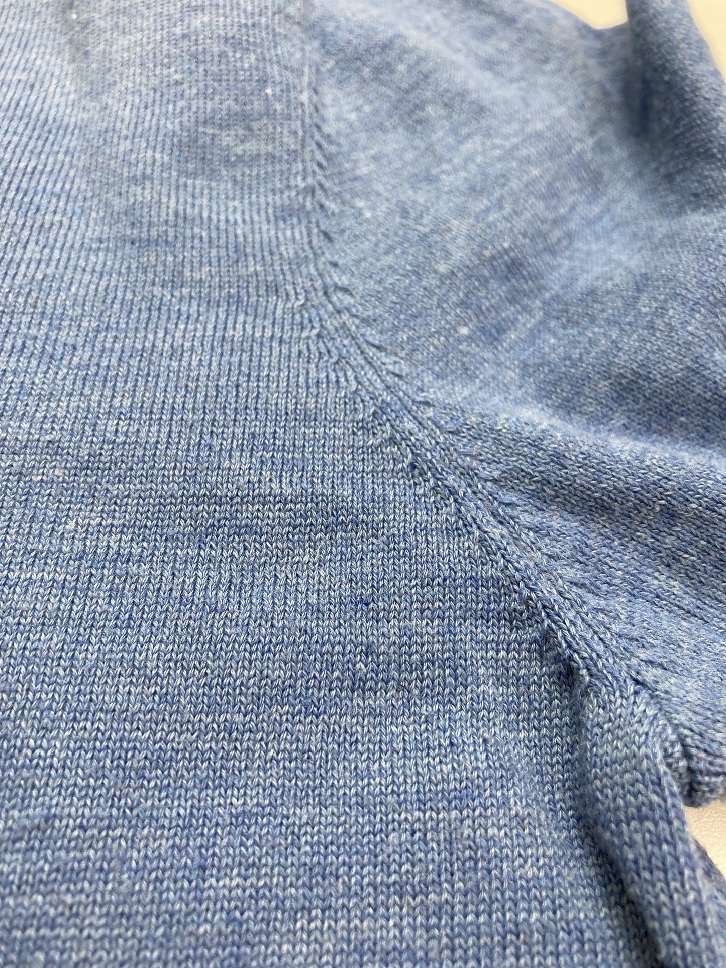 ニット/セーター/トップス/スカイブルー/2XL