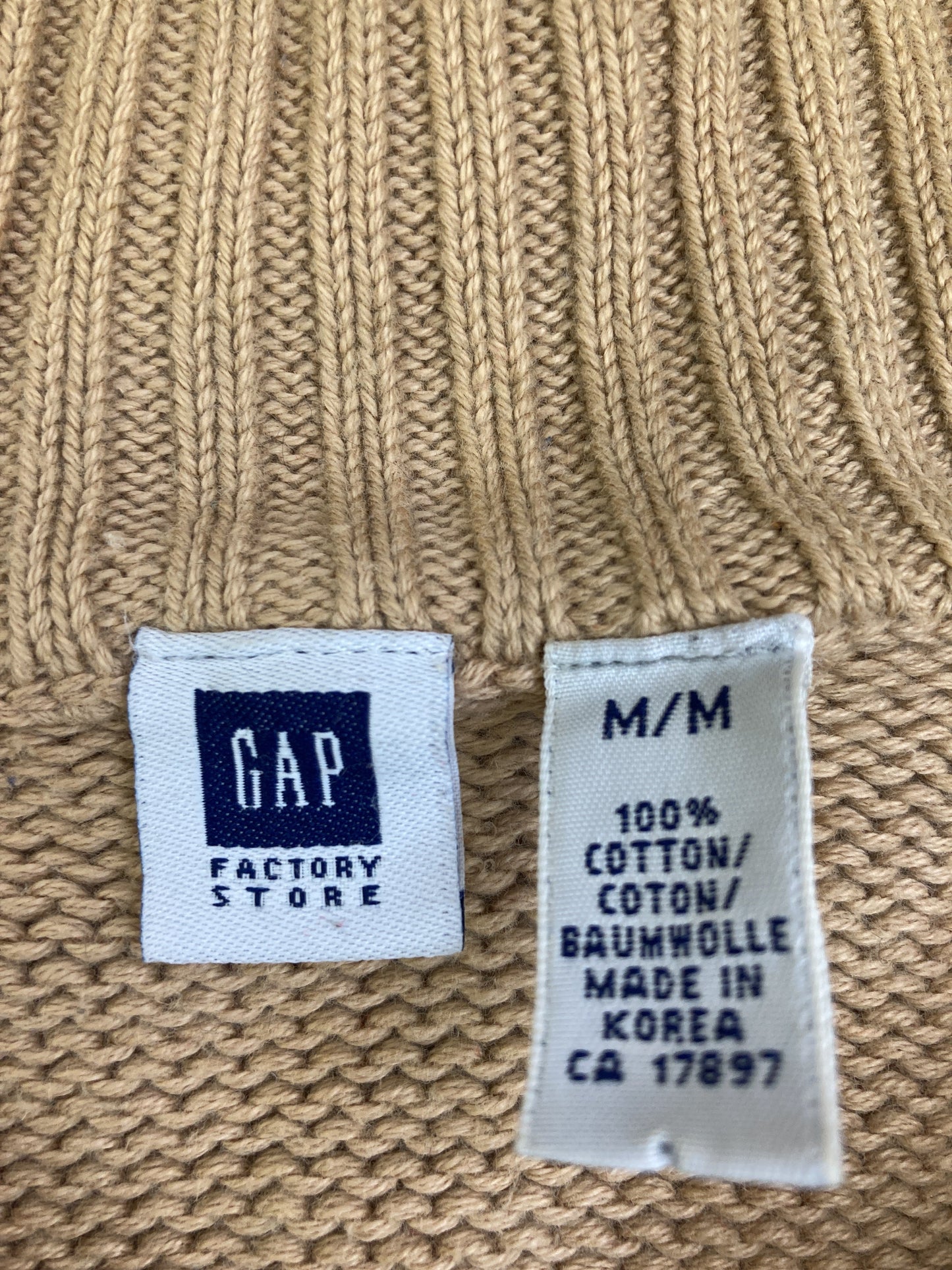 GAP/ギャップ/ニット/セーター/トップス/ベージュ/M