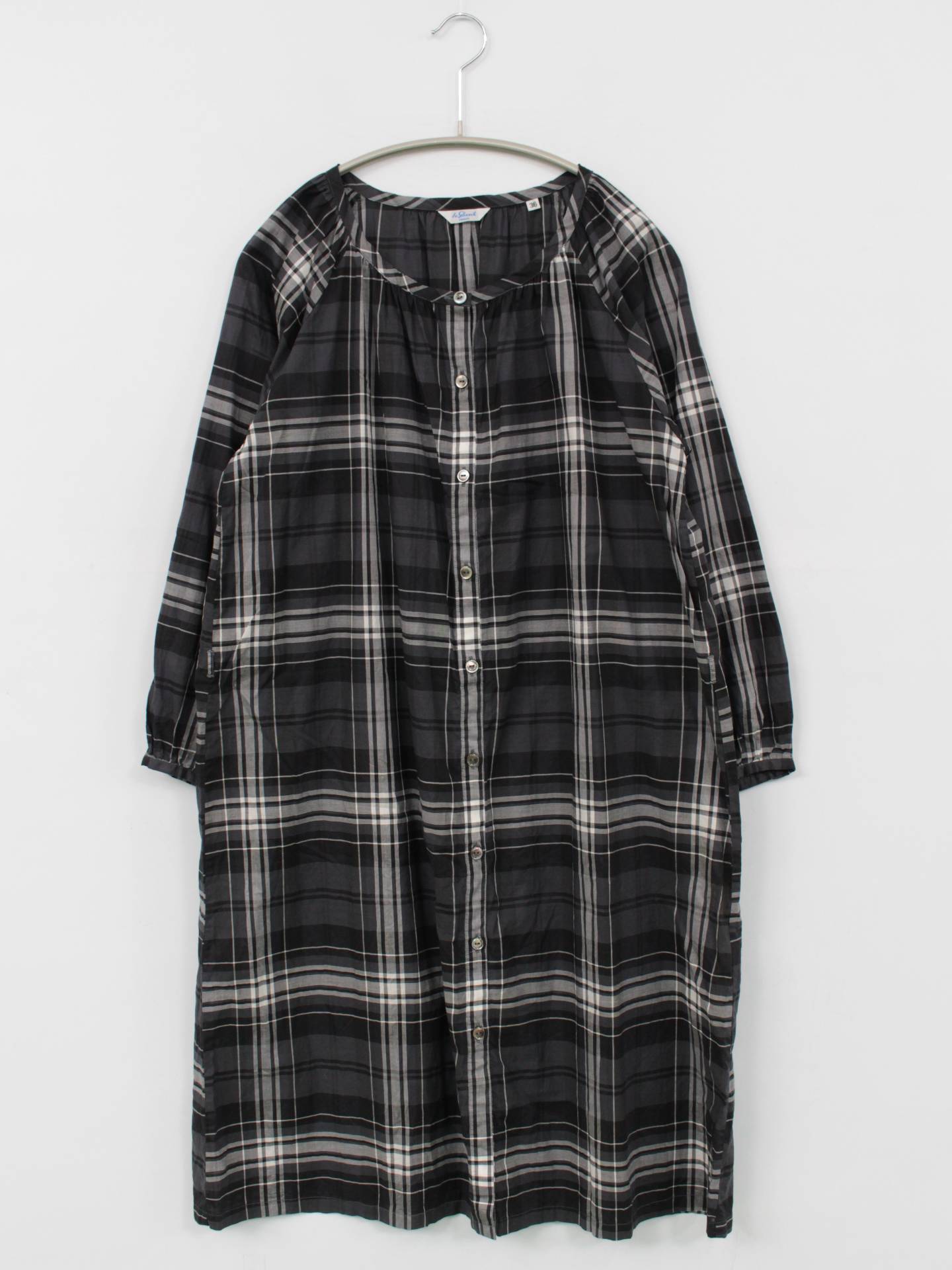 le glazik/シャツワンピース/ワンピース/ドレス/ブラック/36