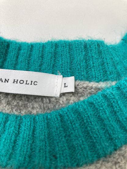 AMERICAN HOLIC/アメリカンホリック/ニット/セーター/トップス/グレー/L