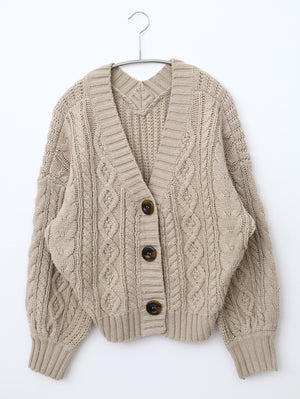 カーディガン/ボレロ/トップス/ベージュ/F