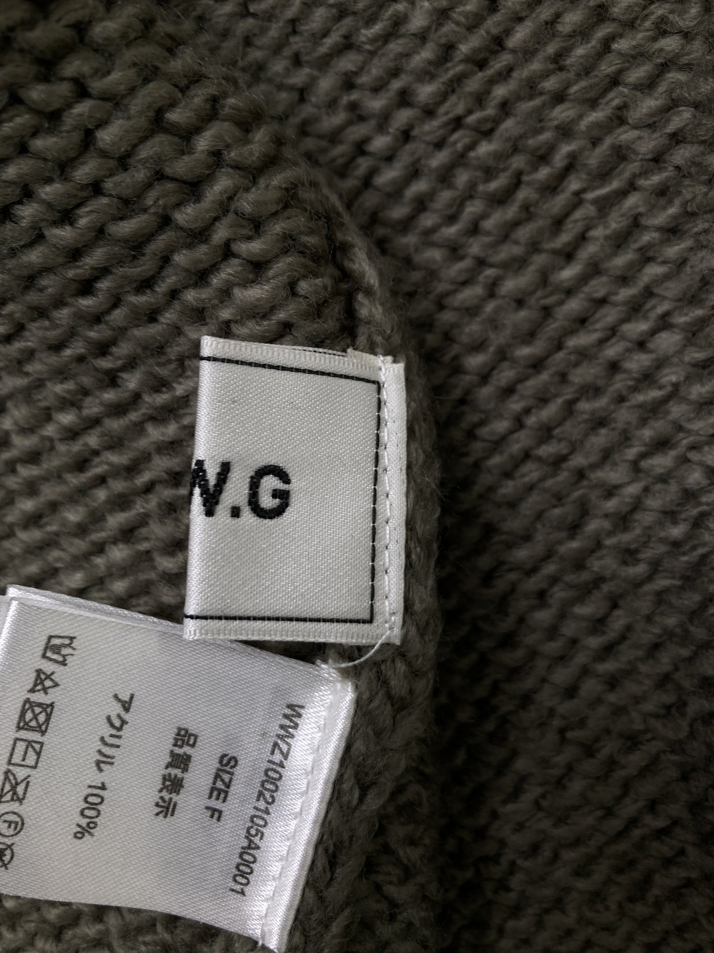 W.W.G/フーズフーギャラリー/ニット/セーター/トップス/グレー/F
