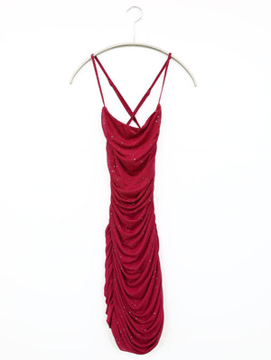 ドレス/ワンピース/ドレス/レッド/S