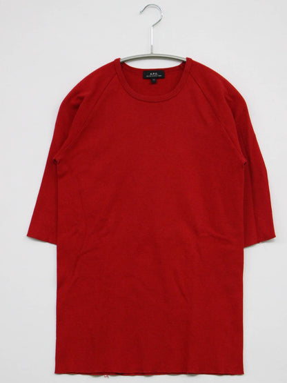 A.P.C./ニット/セーター/トップス/レッド/M
