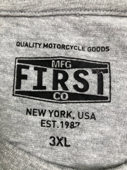FIRST/Tシャツ/カットソー/トップス/グレー/3XL