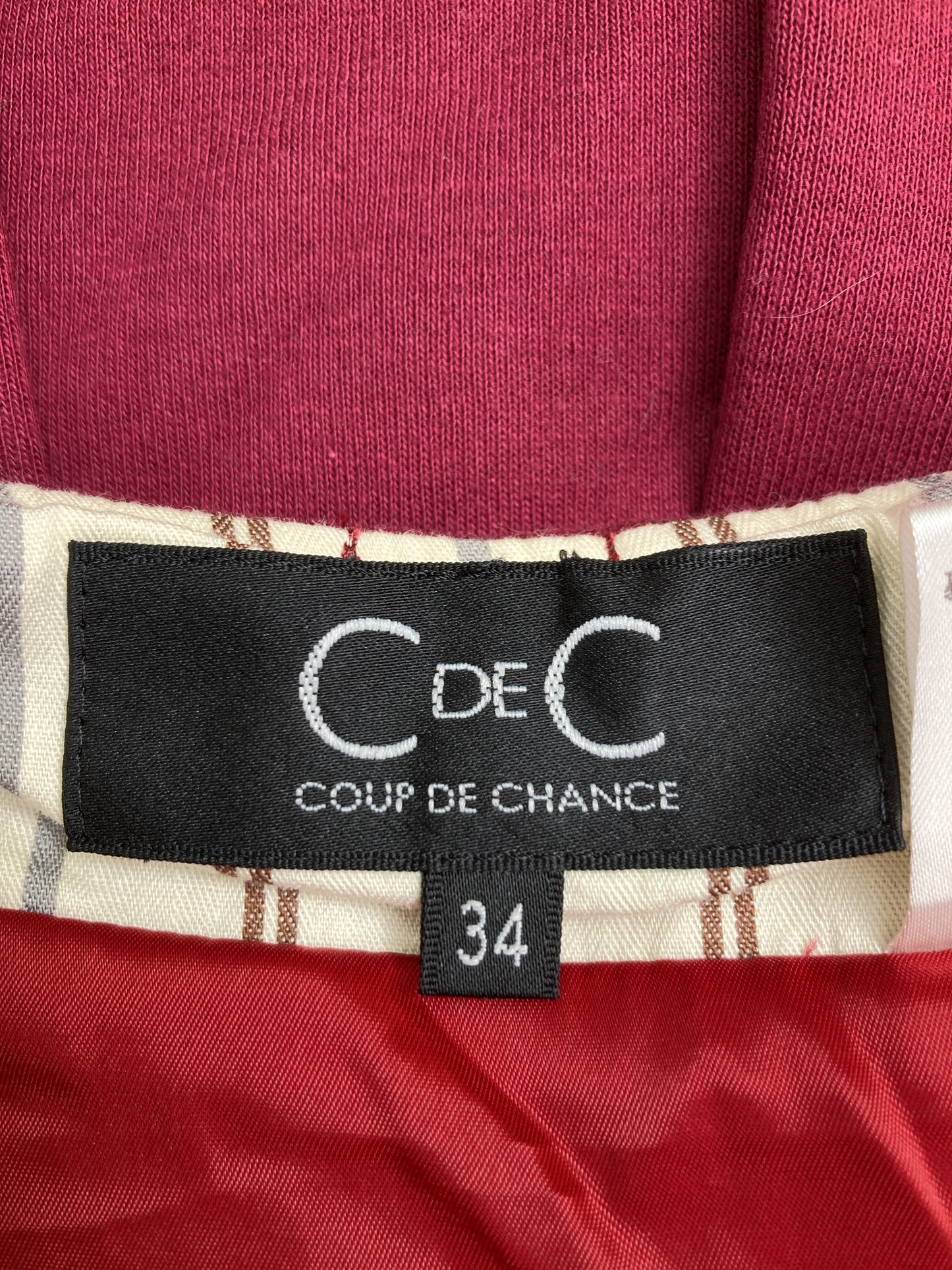 COPE DE CHANCE/ショート/ミニスカート/スカート/レッド/34