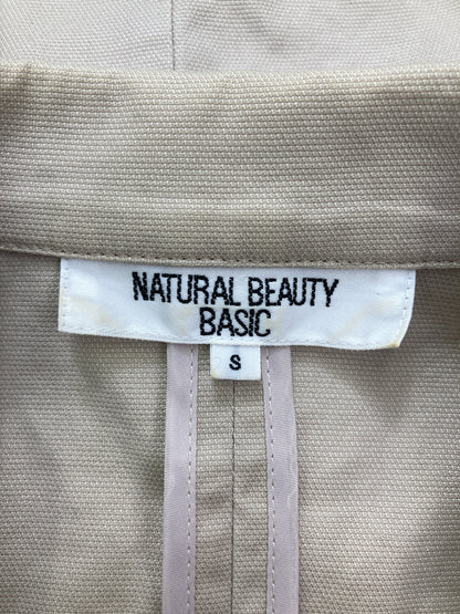 NATURAL BEAUTY BASIC/ナチュラルビューティーベーシック/テーラードジャケット/ジャケット/アウター/ベージュ/S