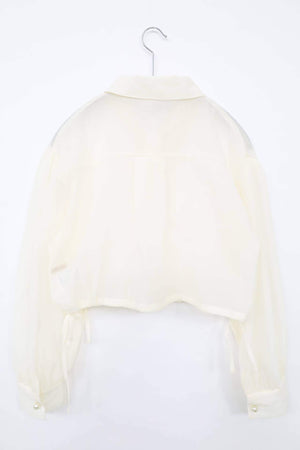 シャツ/ブラウス/トップス/ホワイト/F