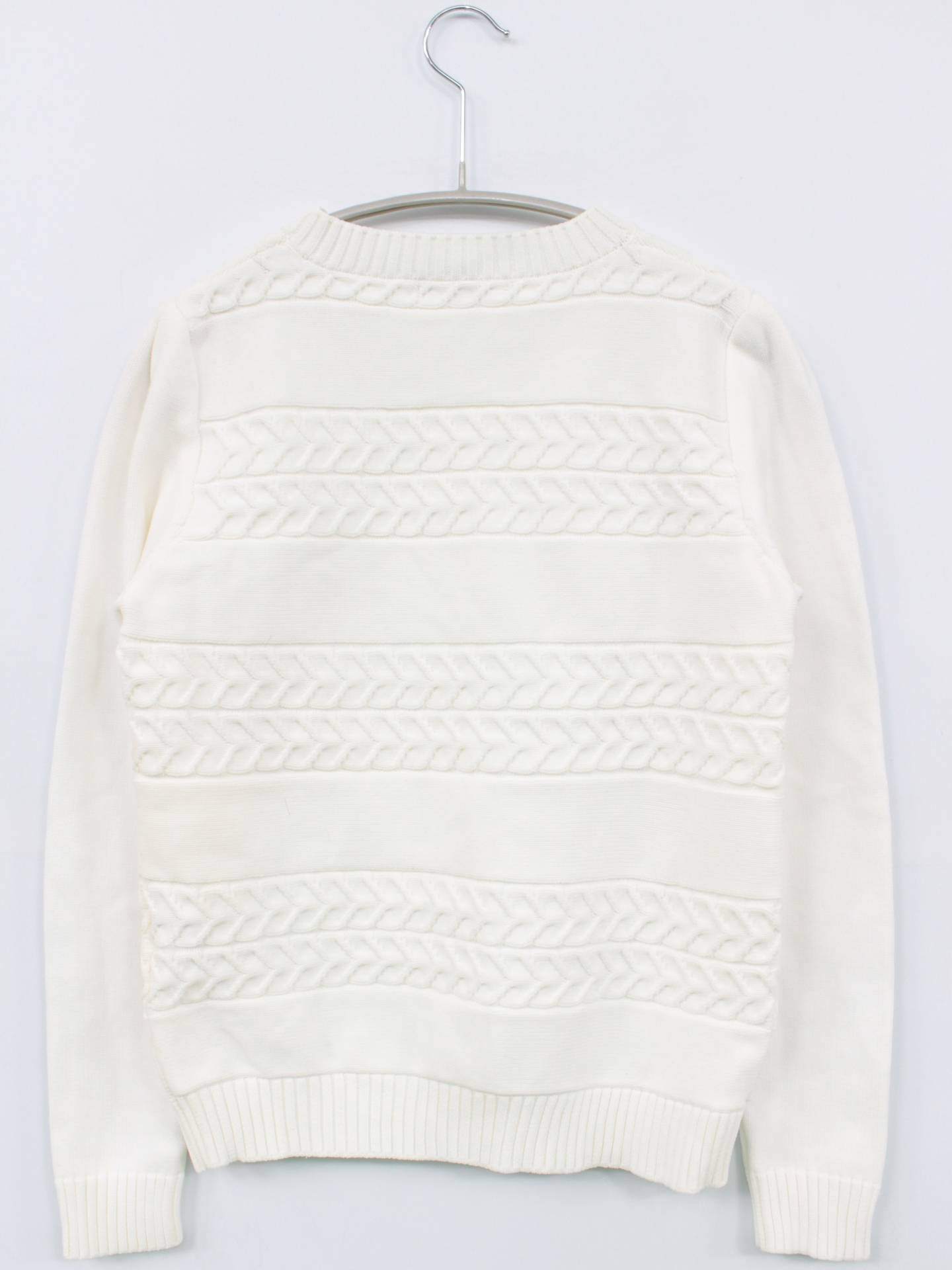 NATURAL BEAUTY BASIC/ナチュラルビューティーベーシック/ニット/セーター/トップス/ホワイト/M