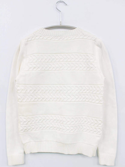 NATURAL BEAUTY BASIC/ナチュラルビューティーベーシック/ニット/セーター/トップス/ホワイト/M