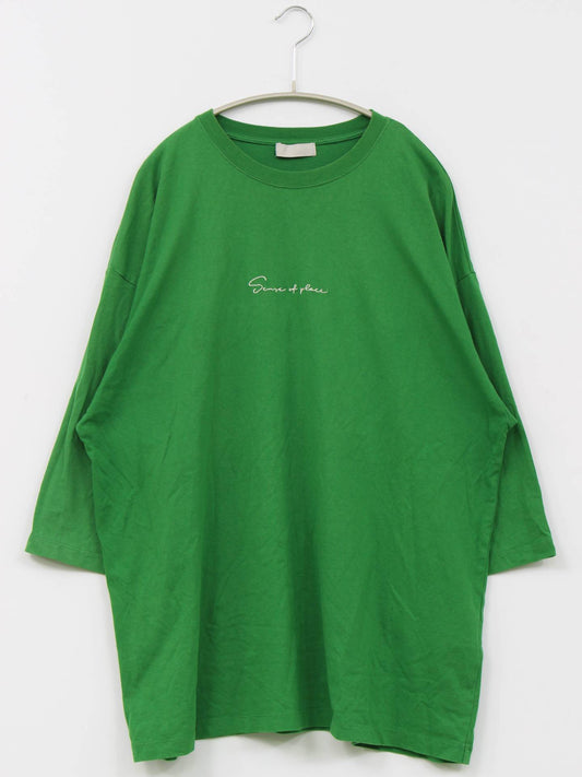 sence of place/Tシャツ/カットソー/トップス/グリーン/ONE SIZE