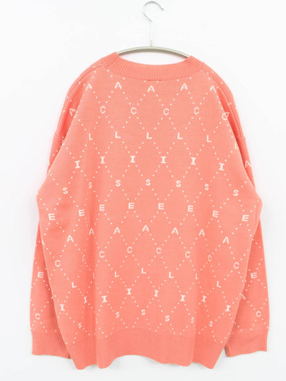 ACLISE/ニット/セーター/トップス/ピンク/S