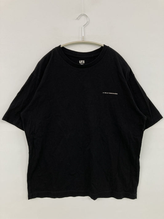 UNIQLO/ユニクロ/Tシャツ/カットソー/トップス/ブラック/LX