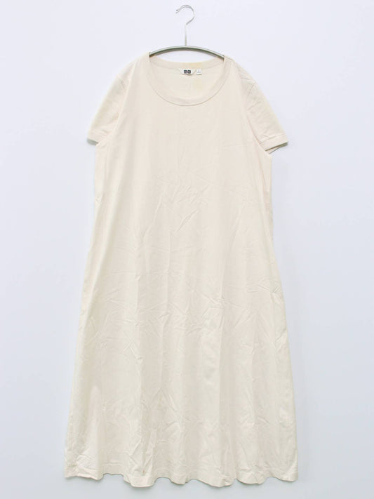 UNIQLO/ワンピース/ワンピース/ドレス/アイボリー/L