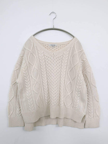 GLOBAL WORK/グローバルワーク/ニット/セーター/トップス/アイボリー/M