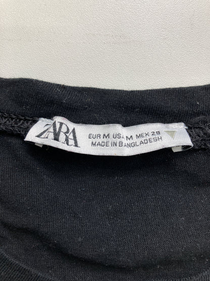 ZARA/ザラ/Tシャツ/カットソー/トップス/ブラック/M