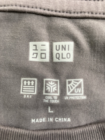 UNIQLO/ユニクロ/Tシャツ/カットソー/トップス/グレー/L