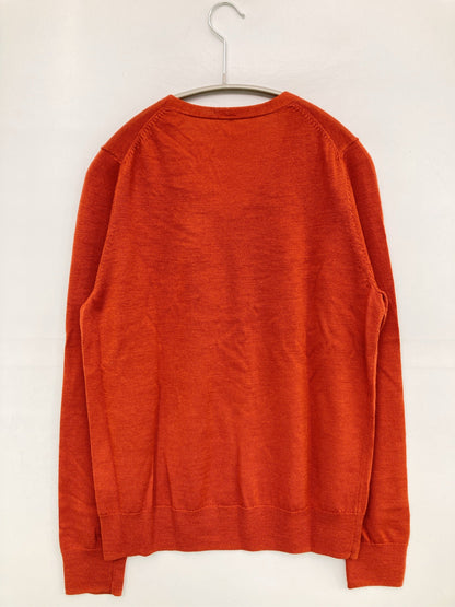 無印良品/ムジルシリョウヒン/ニット/セーター/トップス/オレンジ/L
