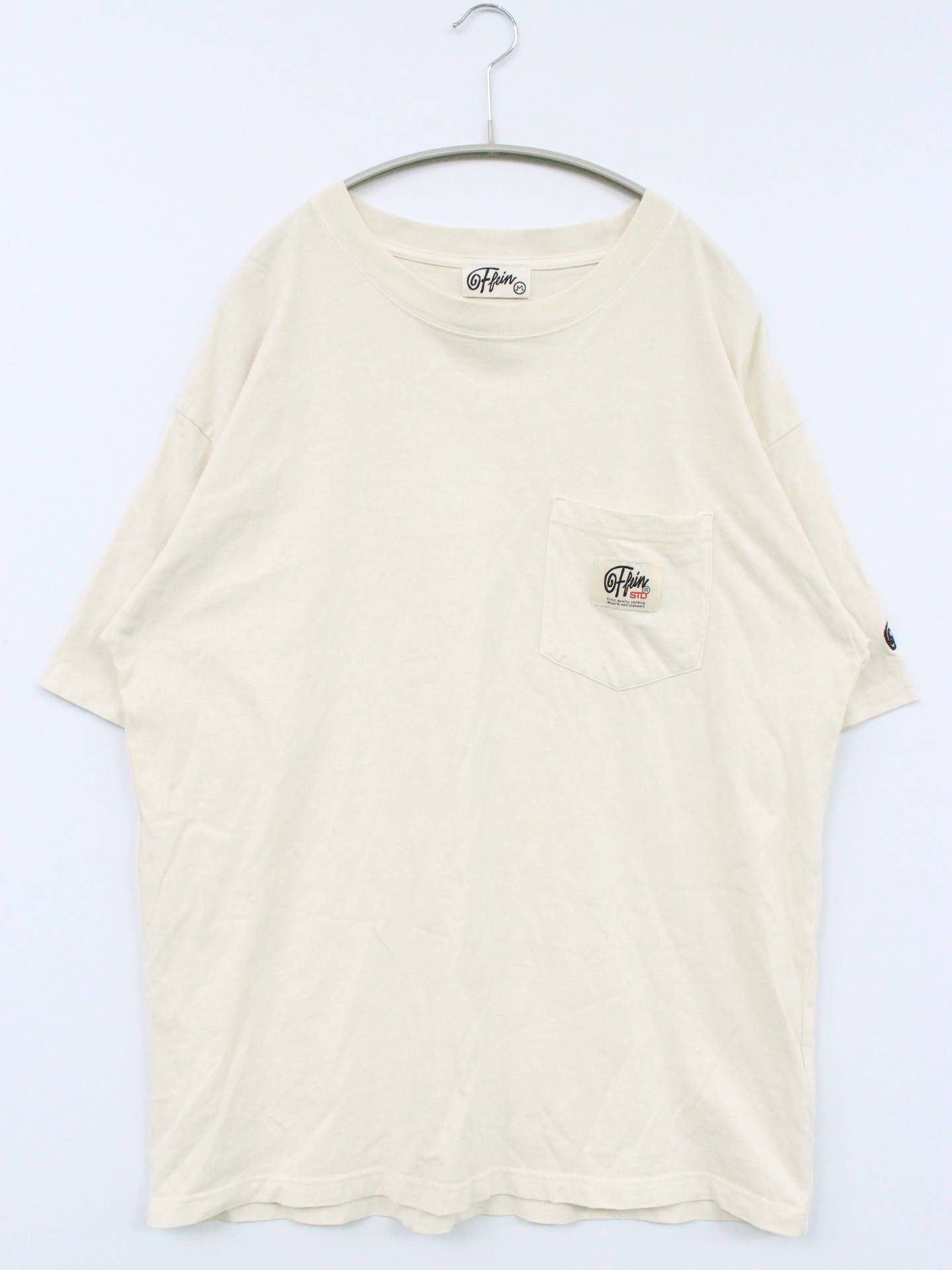 Ffein/Tシャツ/カットソー/トップス/アイボリー/M