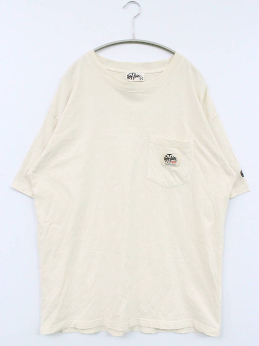 Ffein/Tシャツ/カットソー/トップス/アイボリー/M