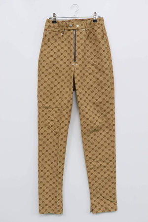 BONBOM/スラックス/パンツ/ブラウン/M