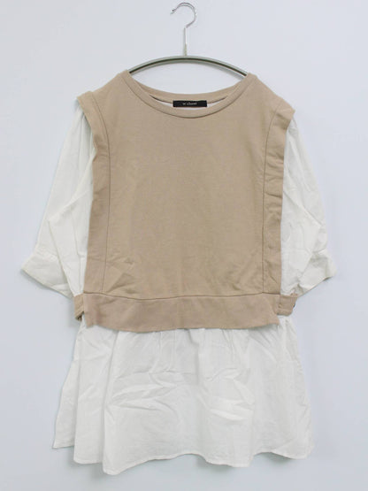 w closet/ダブルクローゼット/シャツ/ブラウス/トップス/ベージュ/F