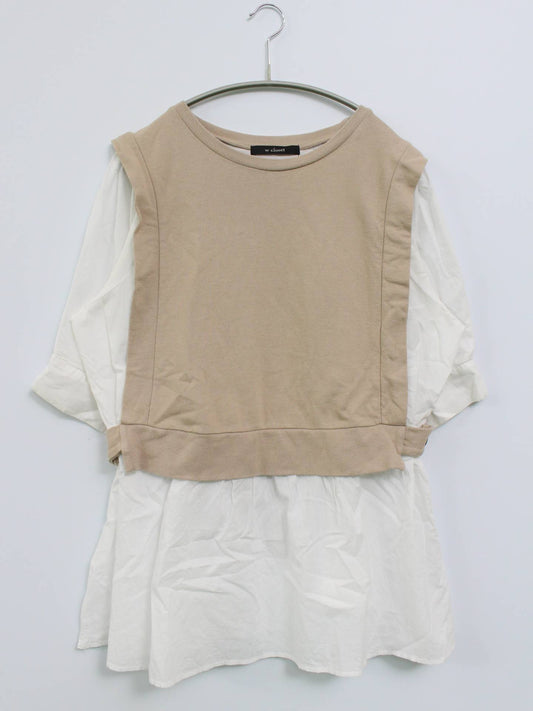 w closet/ダブルクローゼット/シャツ/ブラウス/トップス/ベージュ/F