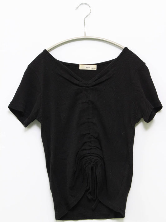 MOS/Tシャツ/カットソー/トップス/ブラック