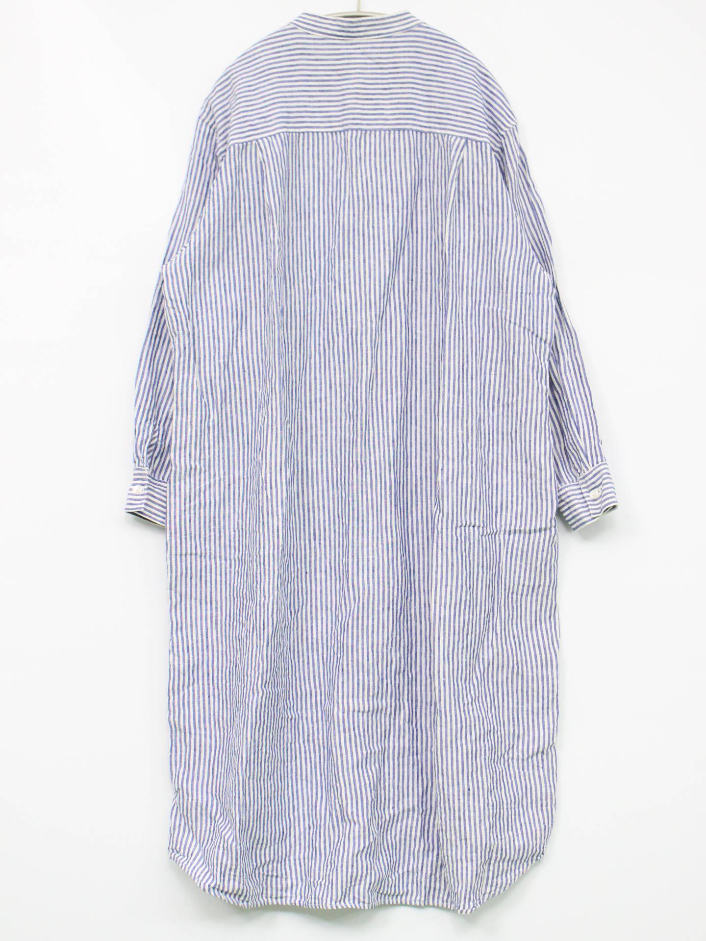 シャツワンピース/ワンピース/ドレス/スカイブルー/M-L