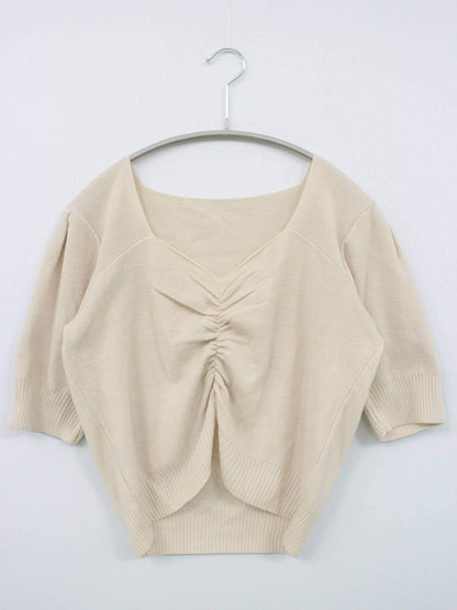 Tシャツ/カットソー/トップス/ベージュ