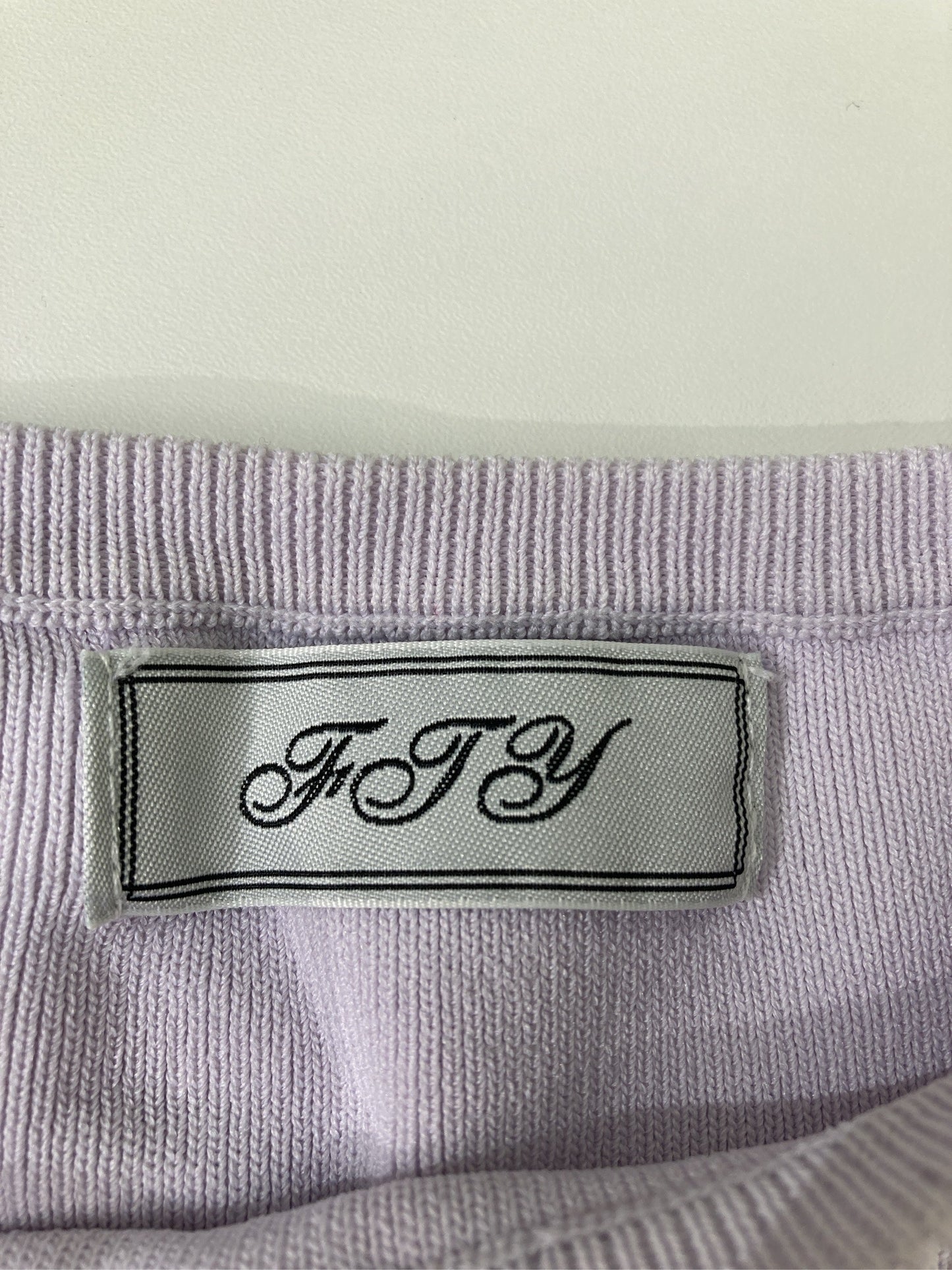 FTY/ニット/セーター/トップス/パープル/40