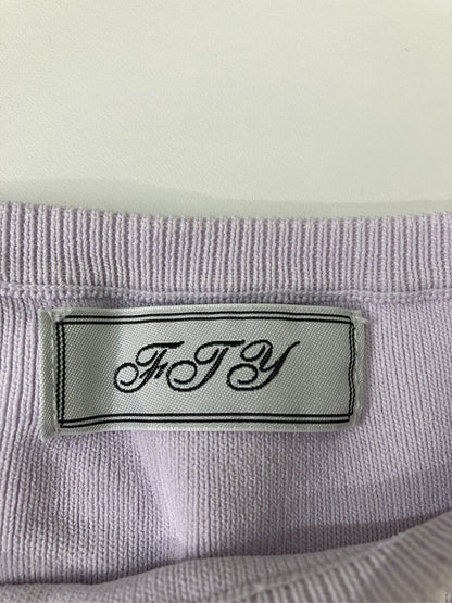 FTY/ニット/セーター/トップス/パープル/40