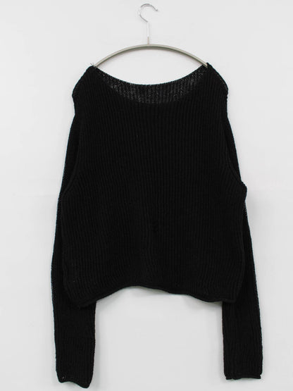 HANNE/ニット/セーター/トップス/ブラック/F