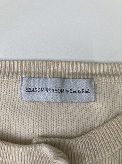 SEASON REASON by Lin&Red/シーズンリーズンバイリンアンドレッド/カーディガン/ボレロ/トップス/アイボリー/L