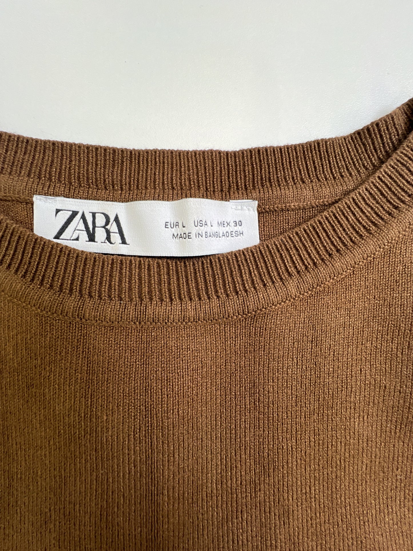 ZARA/ザラ/タンクトップ/トップス/ブラウン/L